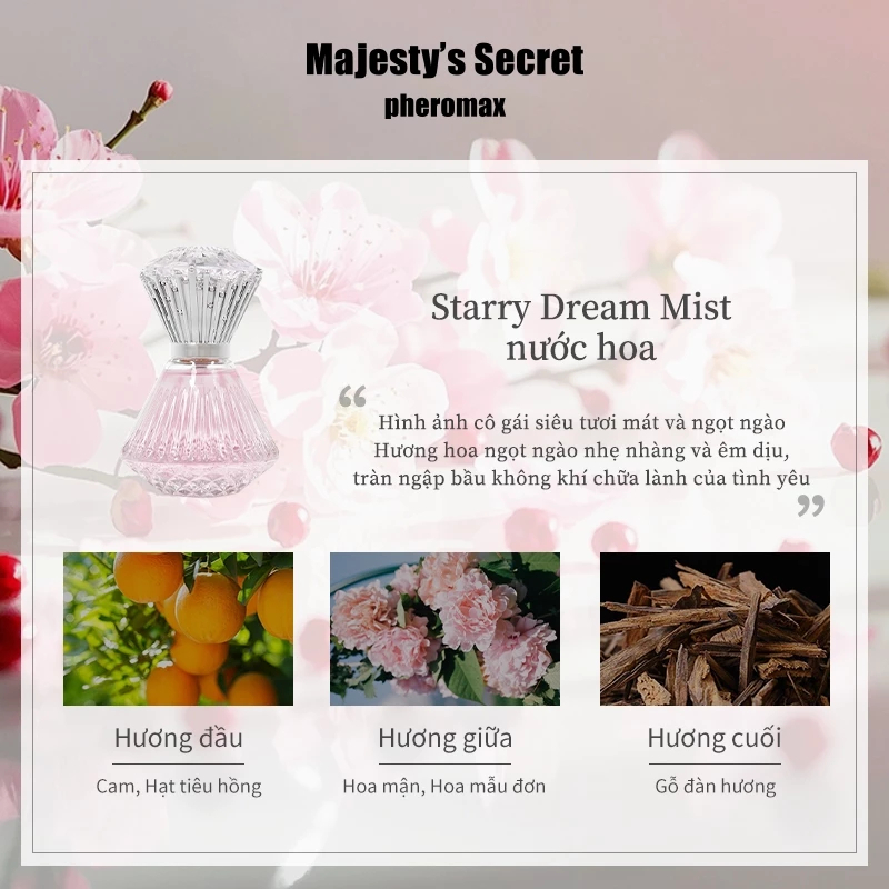 majesty's secret pheromax hương nước nữ dài lâu mùi hương hương nước tự nhiên nƯỚc hoa 30ml