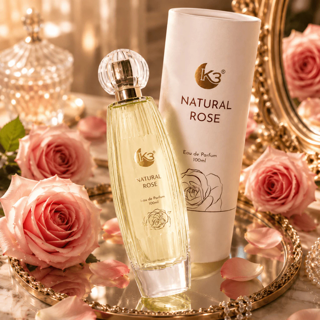 nước hoa natural rose 100ml eau de parfum hương hoa hồng tự nhiên, thanh lịch