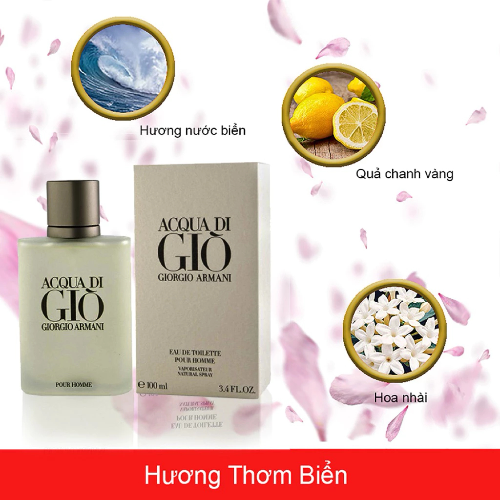 nước hoa nam acqua di giò trắng, nước hoa chiết 10ml20ml30ml
